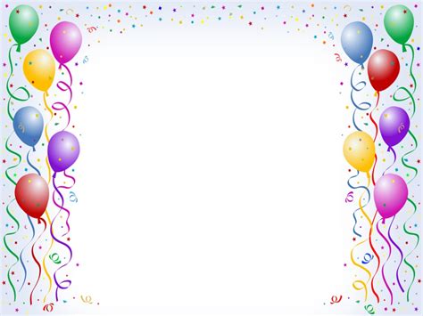 clipart party borders|11x17 clip art celebration borders.